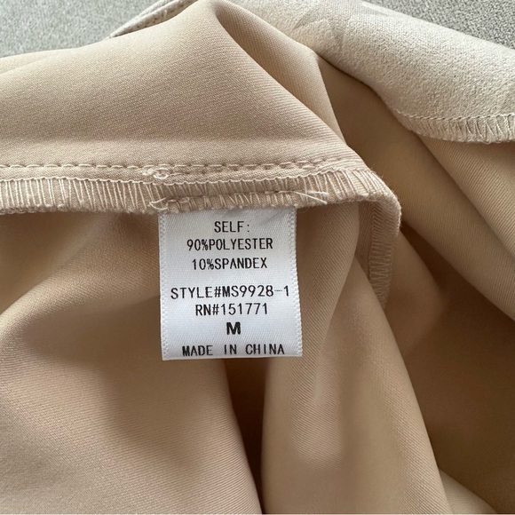 Altar’d State Faux Suede Star Print Skirt. Size Medium. Cream. - Picture 6 of 7